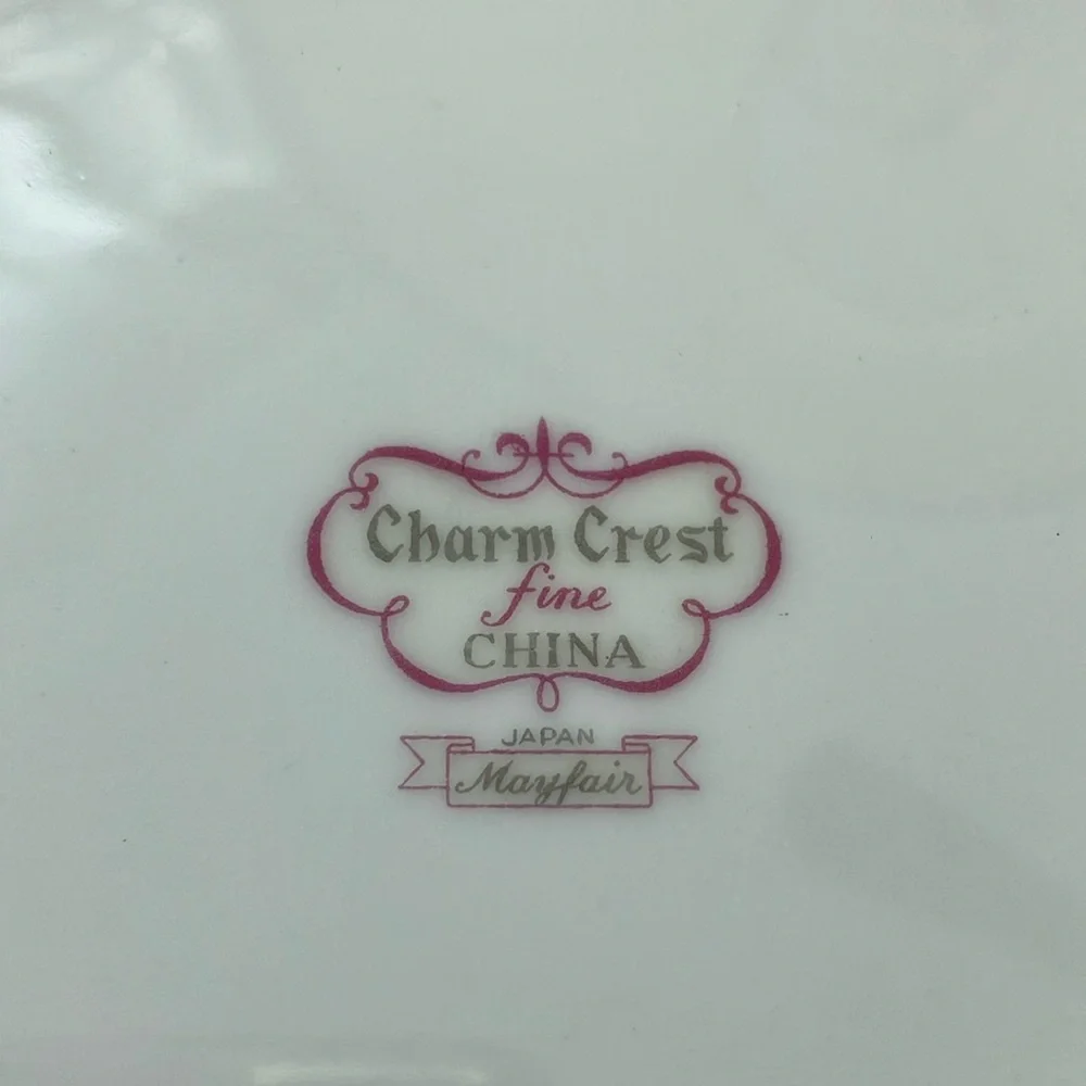 Vintage Charm Crest 9”  Mayfair Bowl  Fine China Porcelain Multi Floral